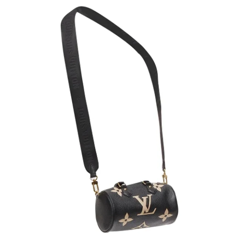 Louis Vuitton Vintage Pre-owned Leather louis-vuitton-bags Black Dames