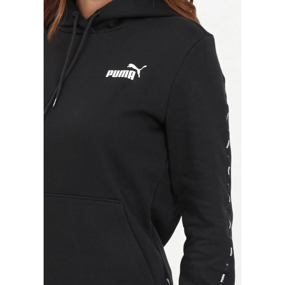 Puma Zwarte hoodie met logo Black Dames