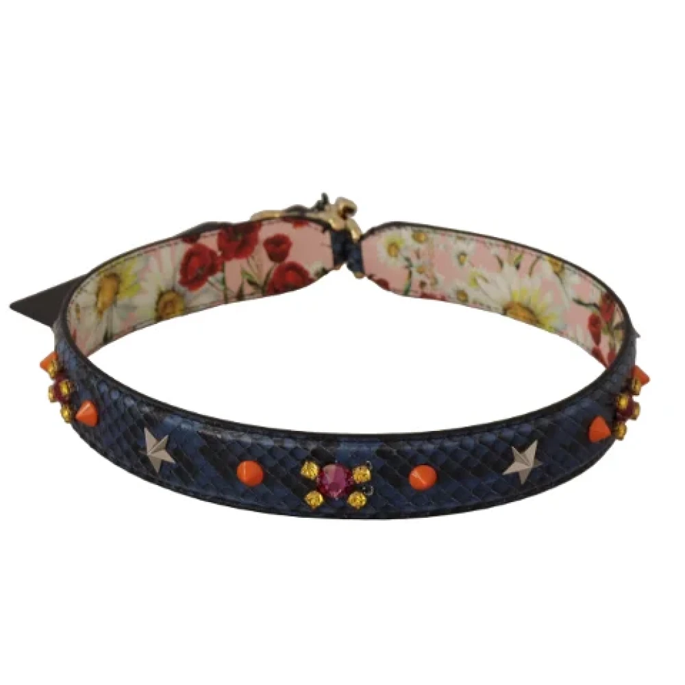 Dolce & Gabbana Pre-owned Leather home-office Multicolor Dames