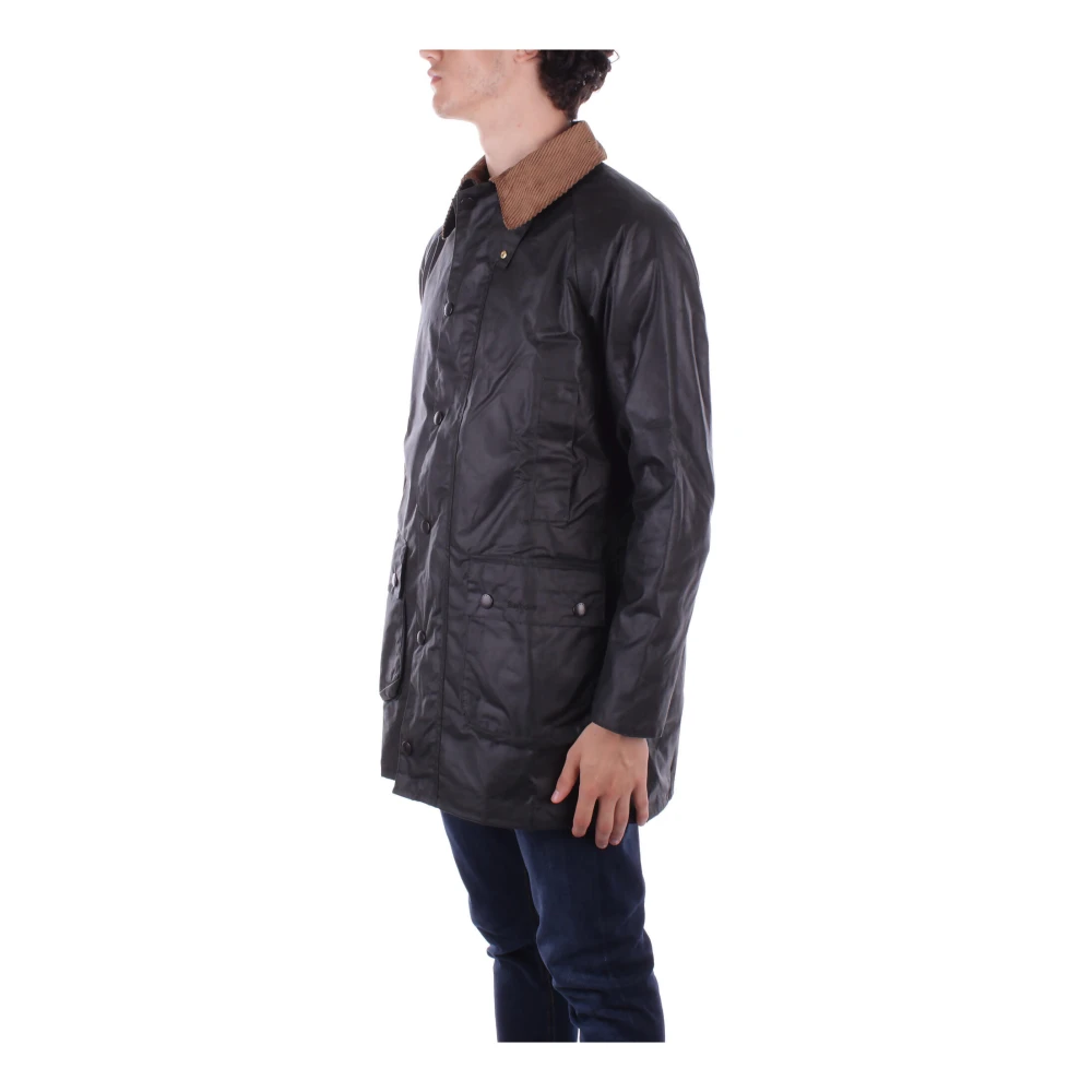 Barbour Heren Gewaxte Katoenen Jas Green Heren