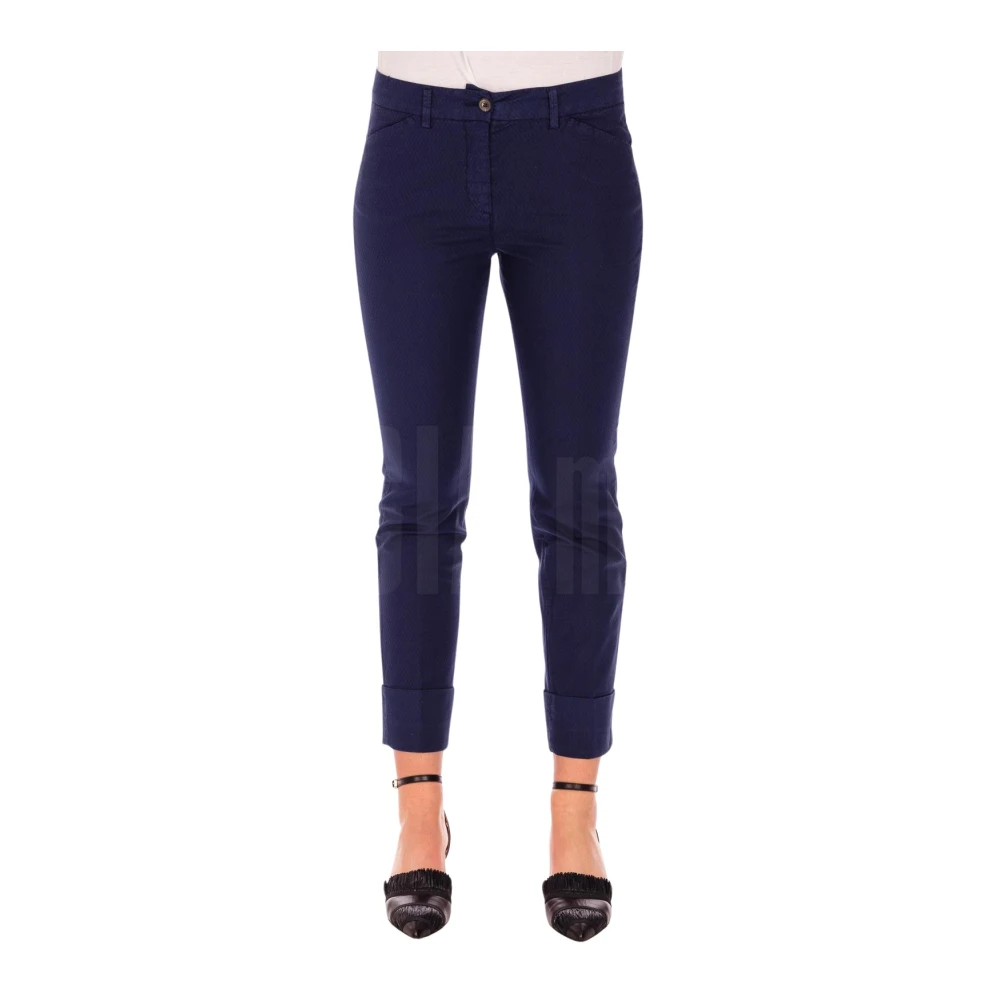 Via Masini 80 Stijlvolle Herenbroek Blue Dames