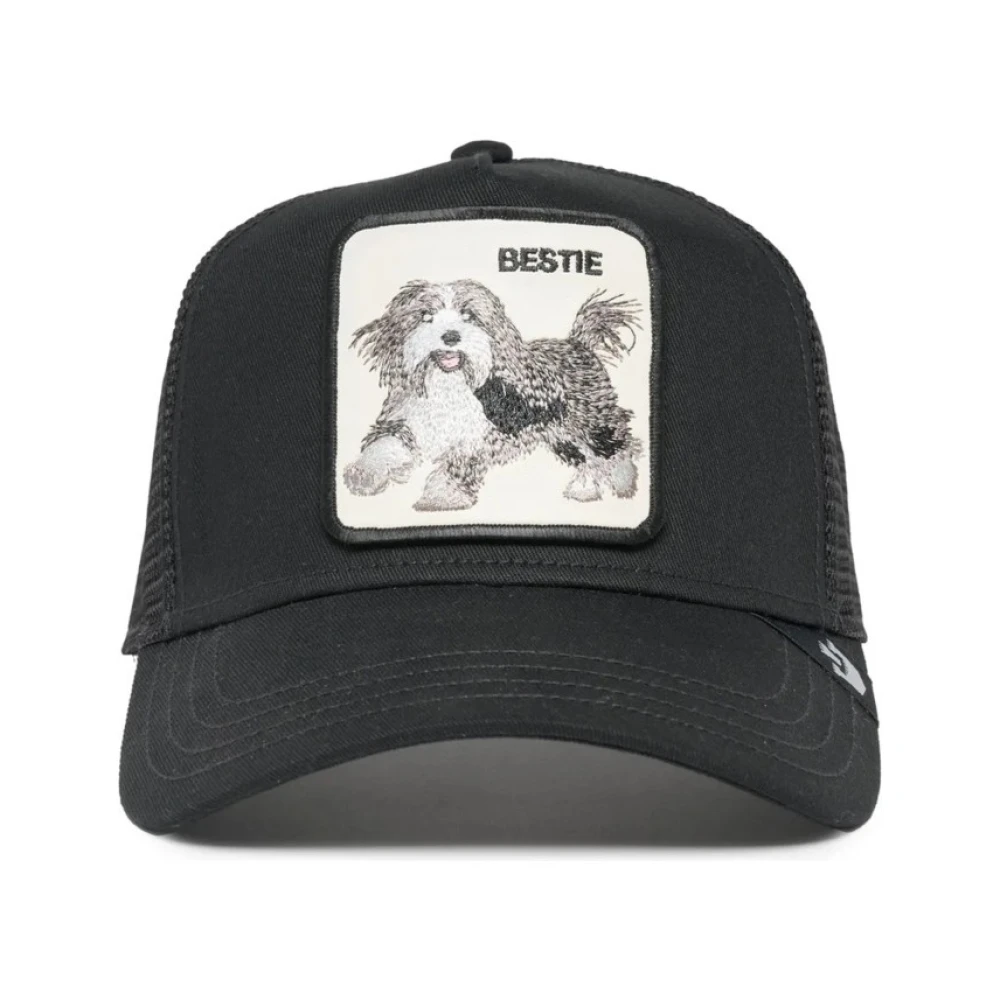 Goorin Bros Svart Pekingese Bestie Hund Trucker Keps Black, Herr