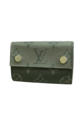 Pre-owned Canvas Wallet (Tri-fold)