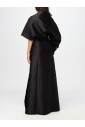robe-en-satin-noir-avec-veste-drapee