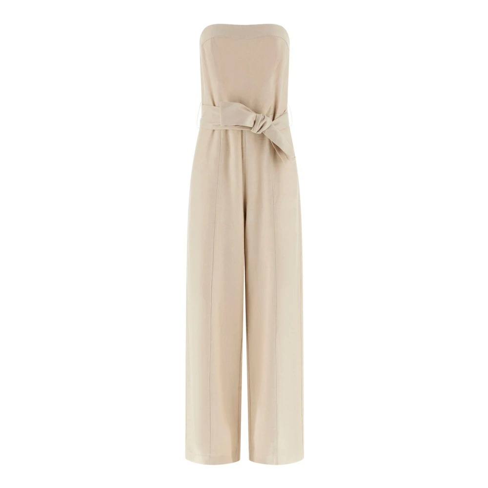 Guess Women's White Jackie Linen Jumpsuit - Jumpsuits - Xs - Jumpsuits & Playsuits