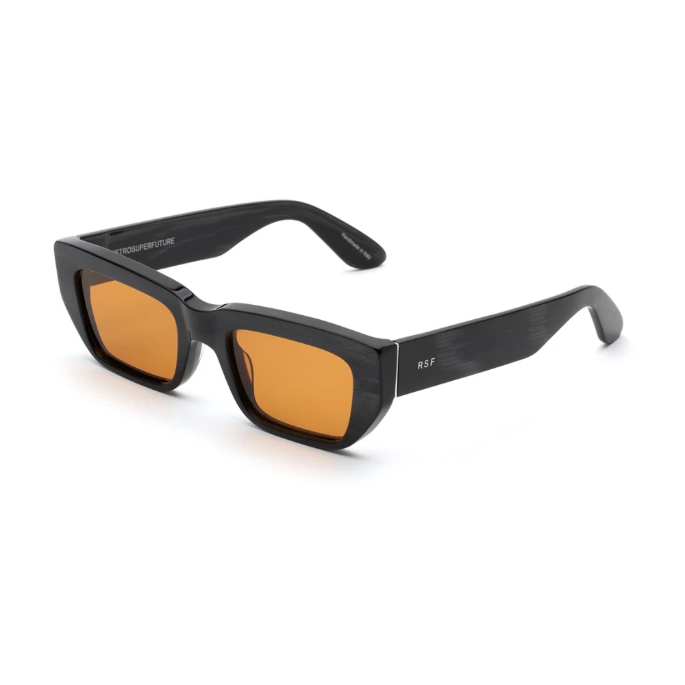 Retrosuperfuture Unisex Brown Jwe Ra Black Cat Sunglasses Acetate Black Squared - Image 2