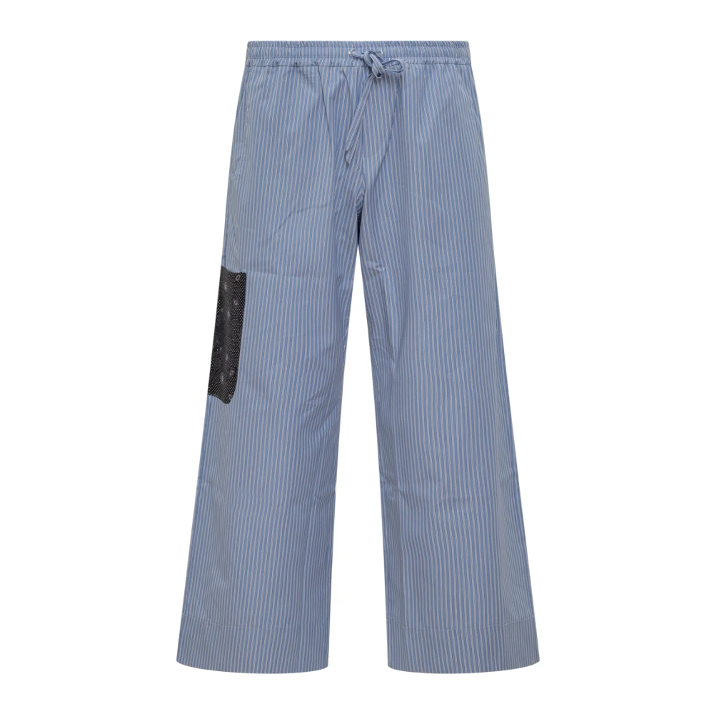 Pierre-Louis Mascia Wide Trousers Blue Heren