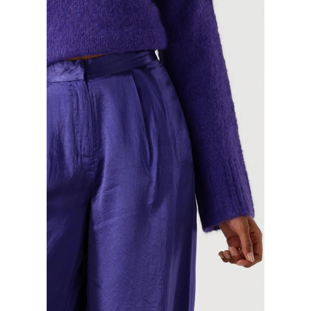 Selected Femme slfselene hw wide pant Purple Dames