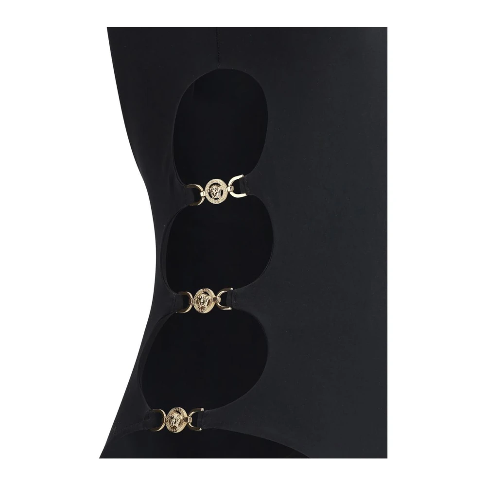 Versace Badpak met Medusa Plaque Black Dames