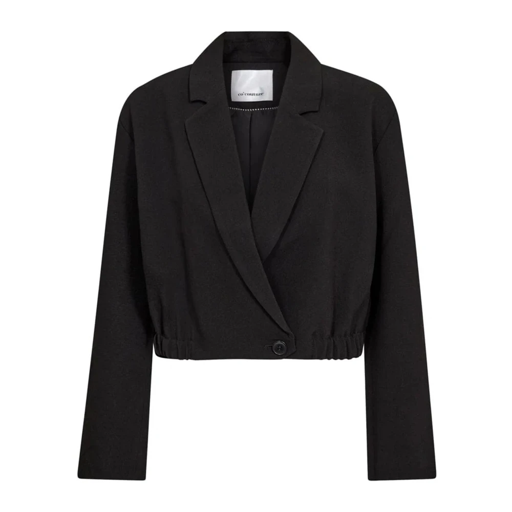 Co'couture Black Blazers, Female, Xl, Fitted Blazer