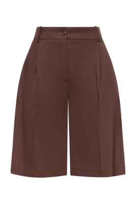 Bryana Bermuda Lino Stretch