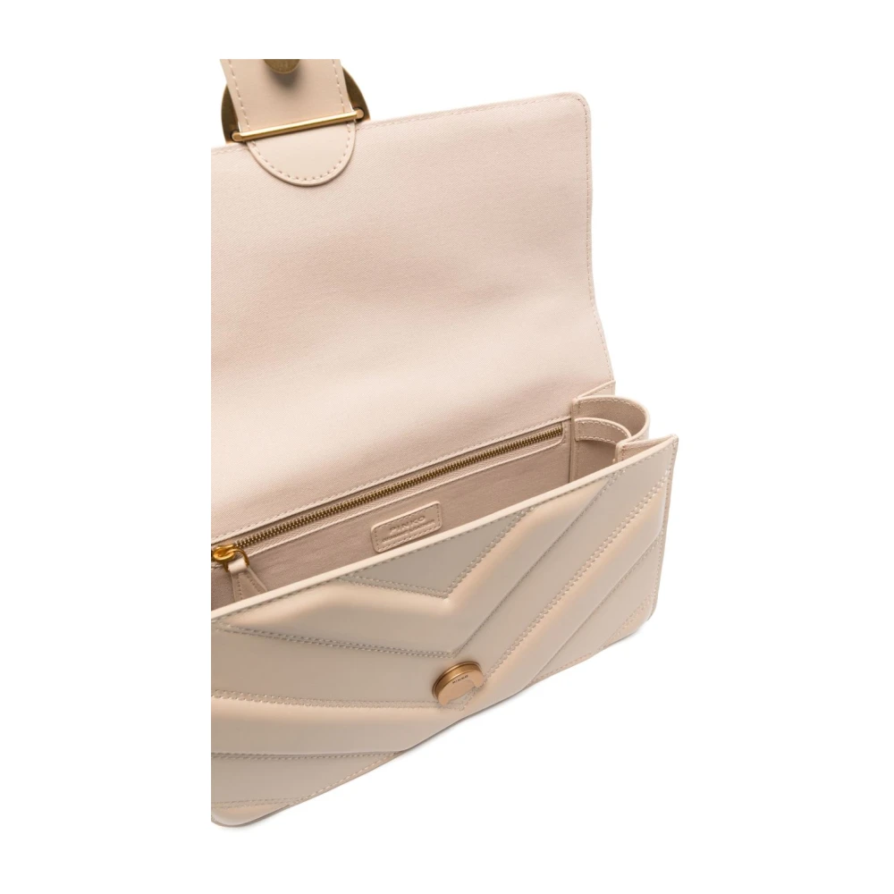 pinko Beige tassen voor een stijlvolle look Beige Dames