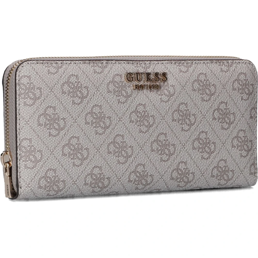 Guess Elegante Taupe Portemonnee Zamira Stijl Beige Dames
