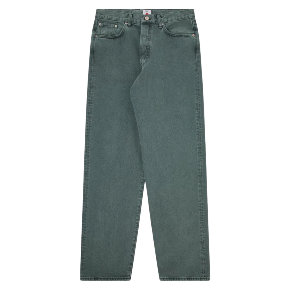 Edwin Japanse Losse Zwarte Groene Denim Jeans Green Heren