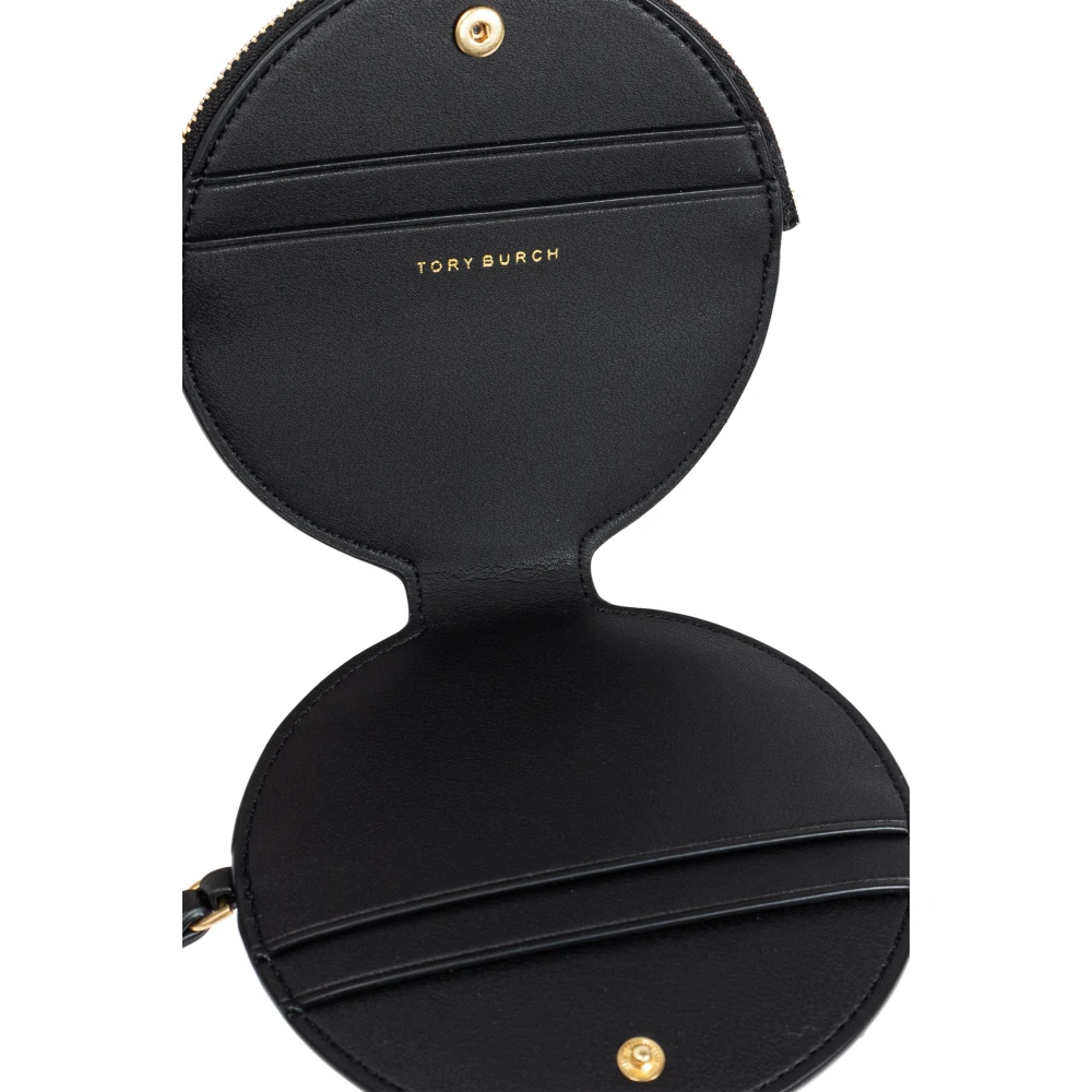 TORY BURCH Leren portemonnee Black Dames