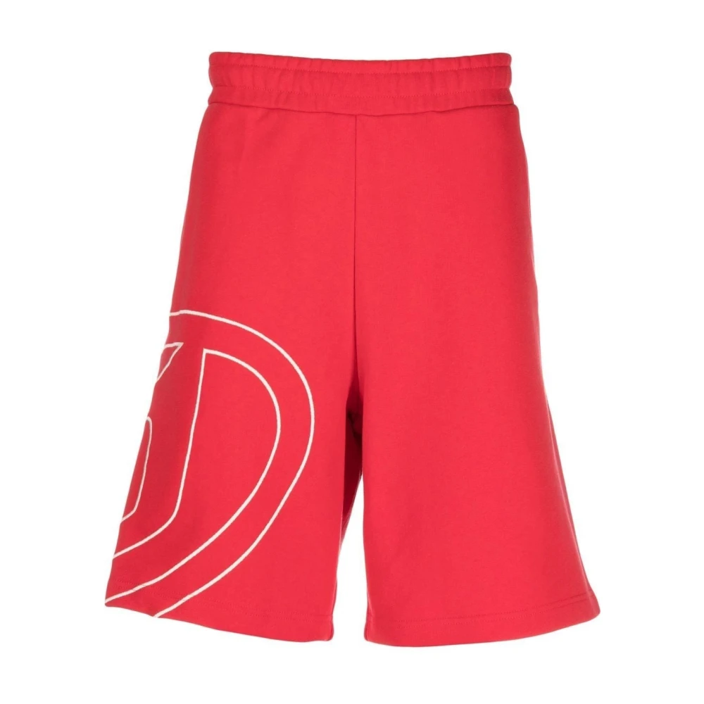 Herre, Shorts, Rød, M