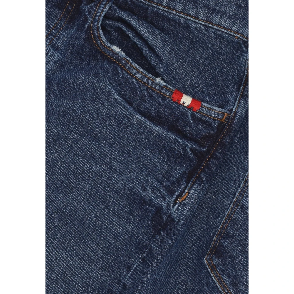 Amish Slim Fit Denim Jeans Blue Heren