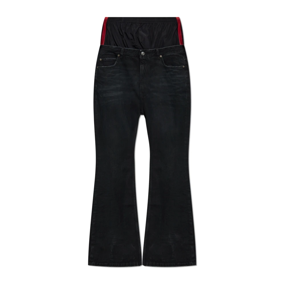 Balenciaga Jeans met uitlopende pijpen Black Heren