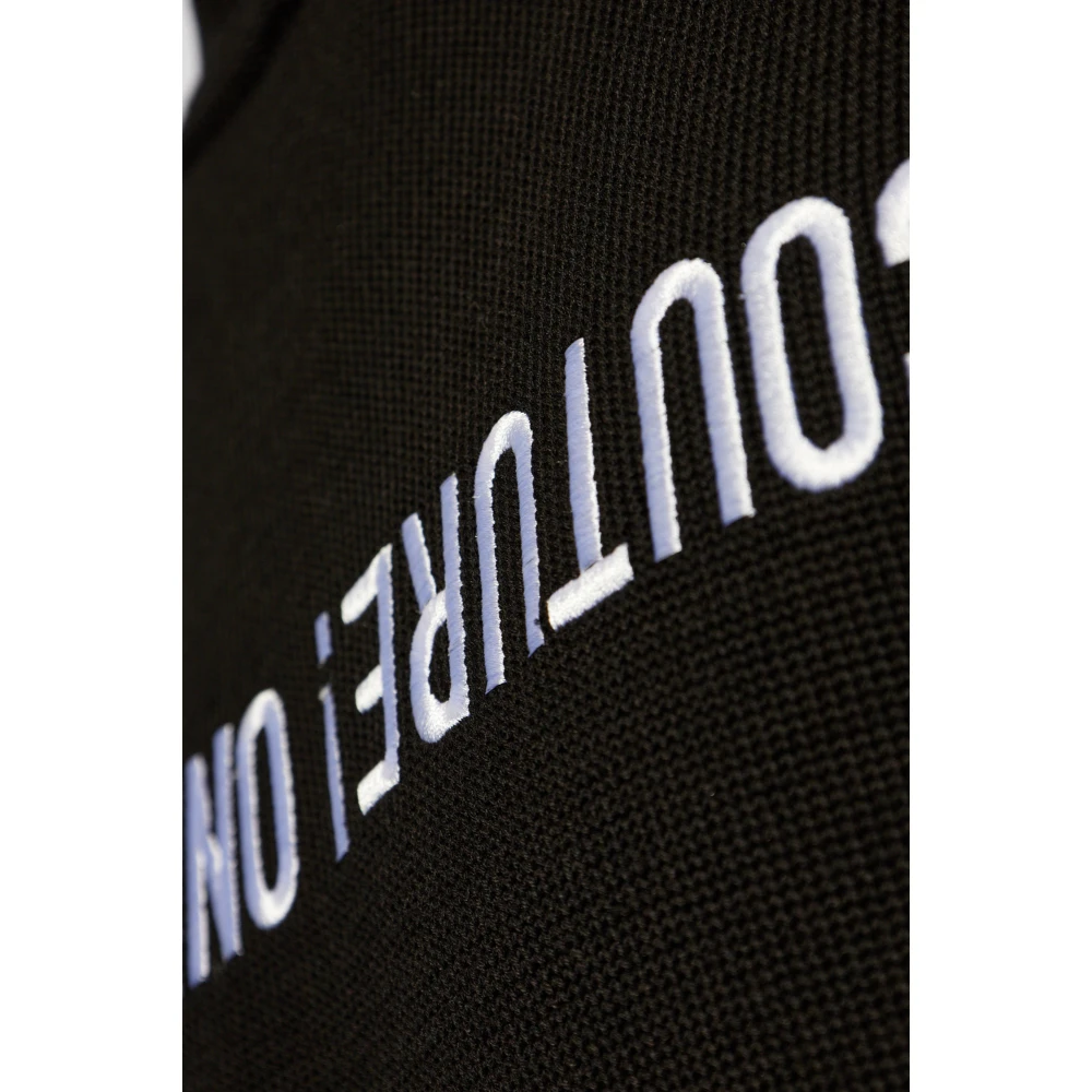 Moschino Trui met logo Black Heren
