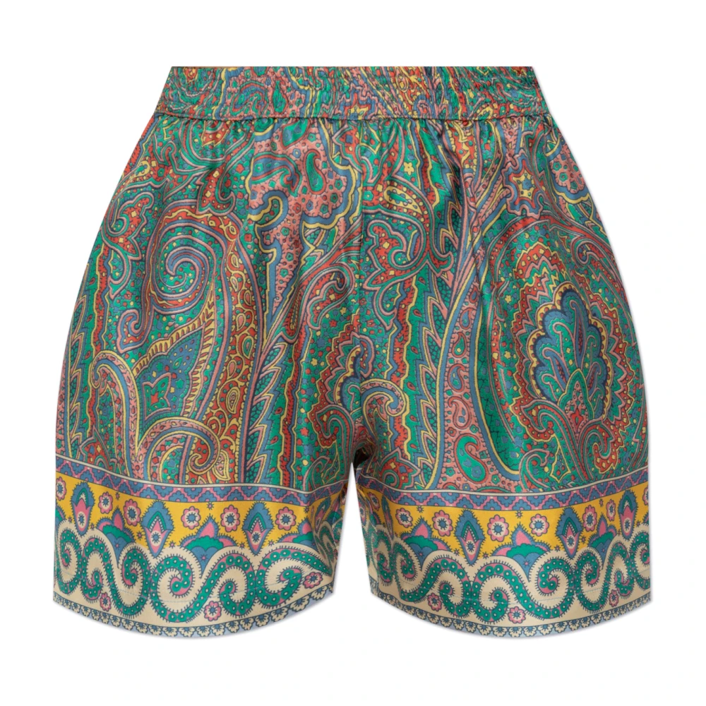 ETRO Zijden shorts Multicolor Dames