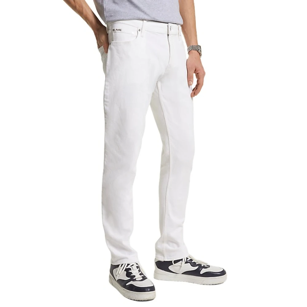 Michael Kors Slim Fit Jeans White Heren
