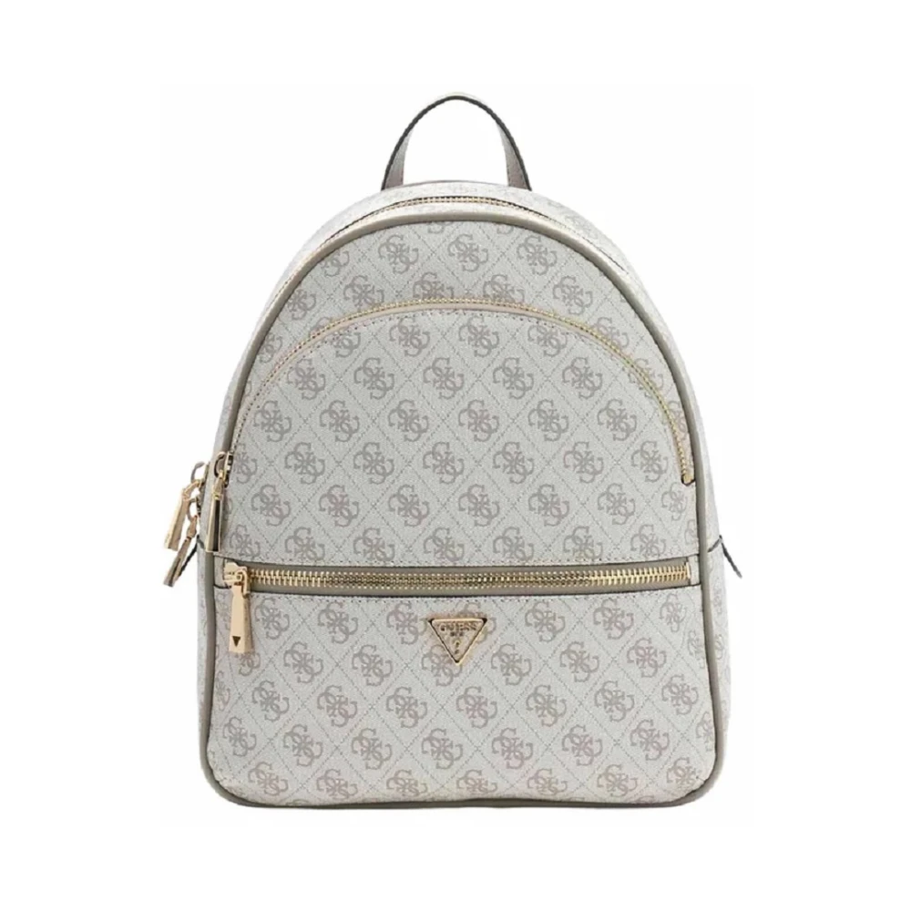 Guess Women's White Backpacks, One Size, Manhattan Ii Large Backpack