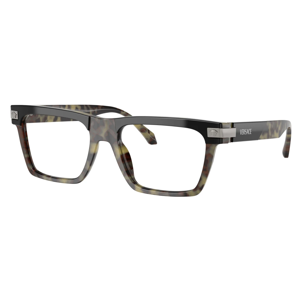 Versace Unisex Gray Glasses, 55 Mm, Ve3354 Rectangle Optical Frame