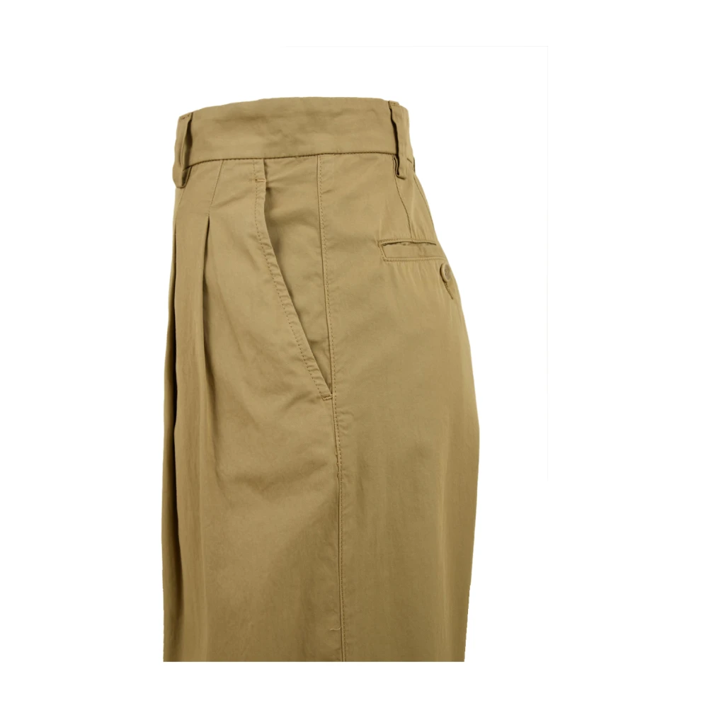 Aspesi Khaki Broek Green Dames