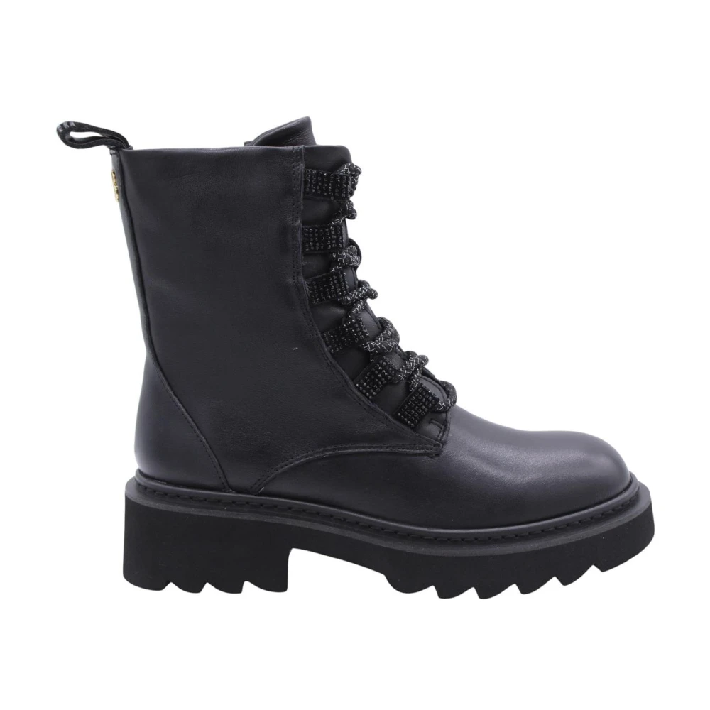 Tosca Blu Women's Black Lace-Up Boots, 5 Uk, Margriet Stylish Ankle Boot