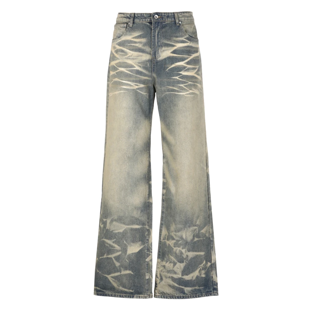 Who Decides War Lichtblauwe Vintage Katoenen Jeans Blue Heren