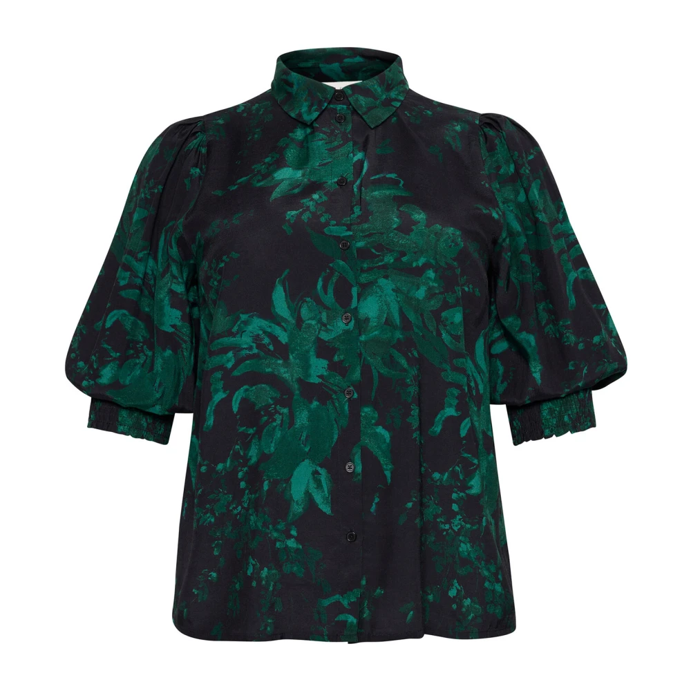 Kaffe Curve Geschilderde Bloemen Overhemdblouse Multicolor Dames
