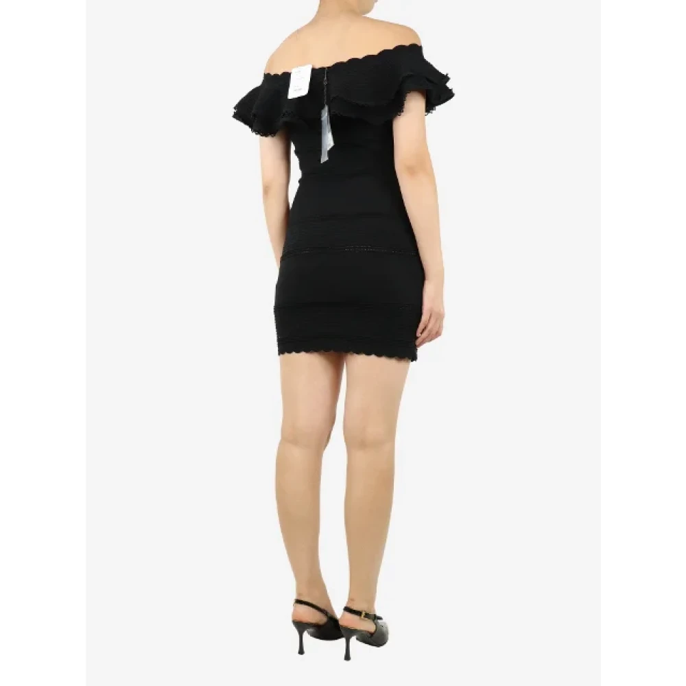 Alexander McQueen Pre-owned Cotton dresses Black Dames