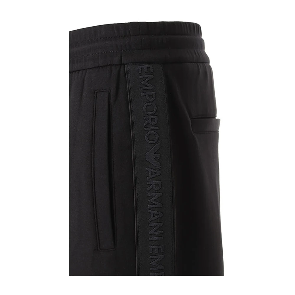 Emporio Armani Stijlvolle Broeken voor Mannen Black Heren
