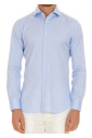 chemise-en-coton-rayee-bleu-clair-sur-mesure