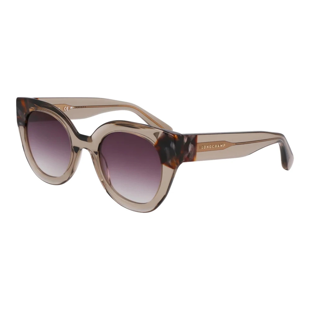 Longchamp Brown Sunglasses, Female, 49 Mm, Cat-Eye Sunglasses