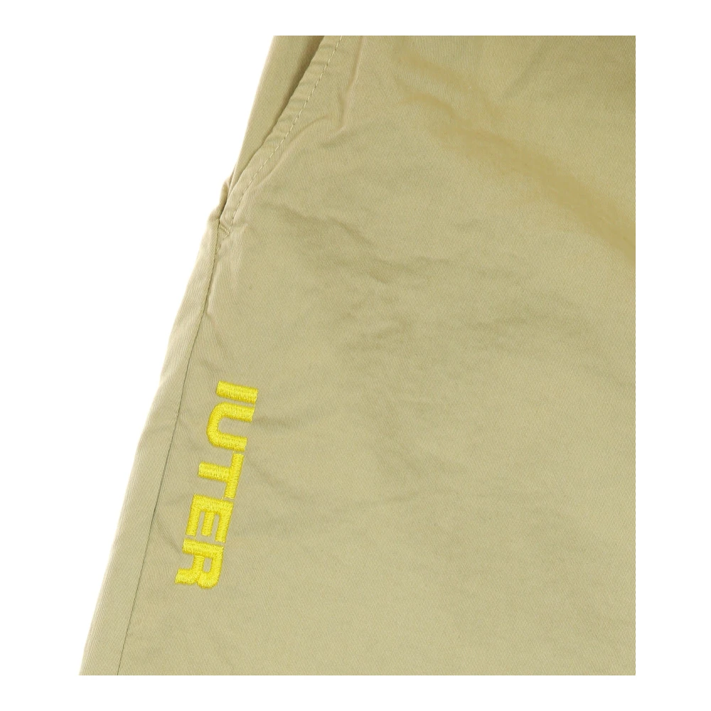 Iuter Beige Jogger Broek voor Mannen Beige Heren