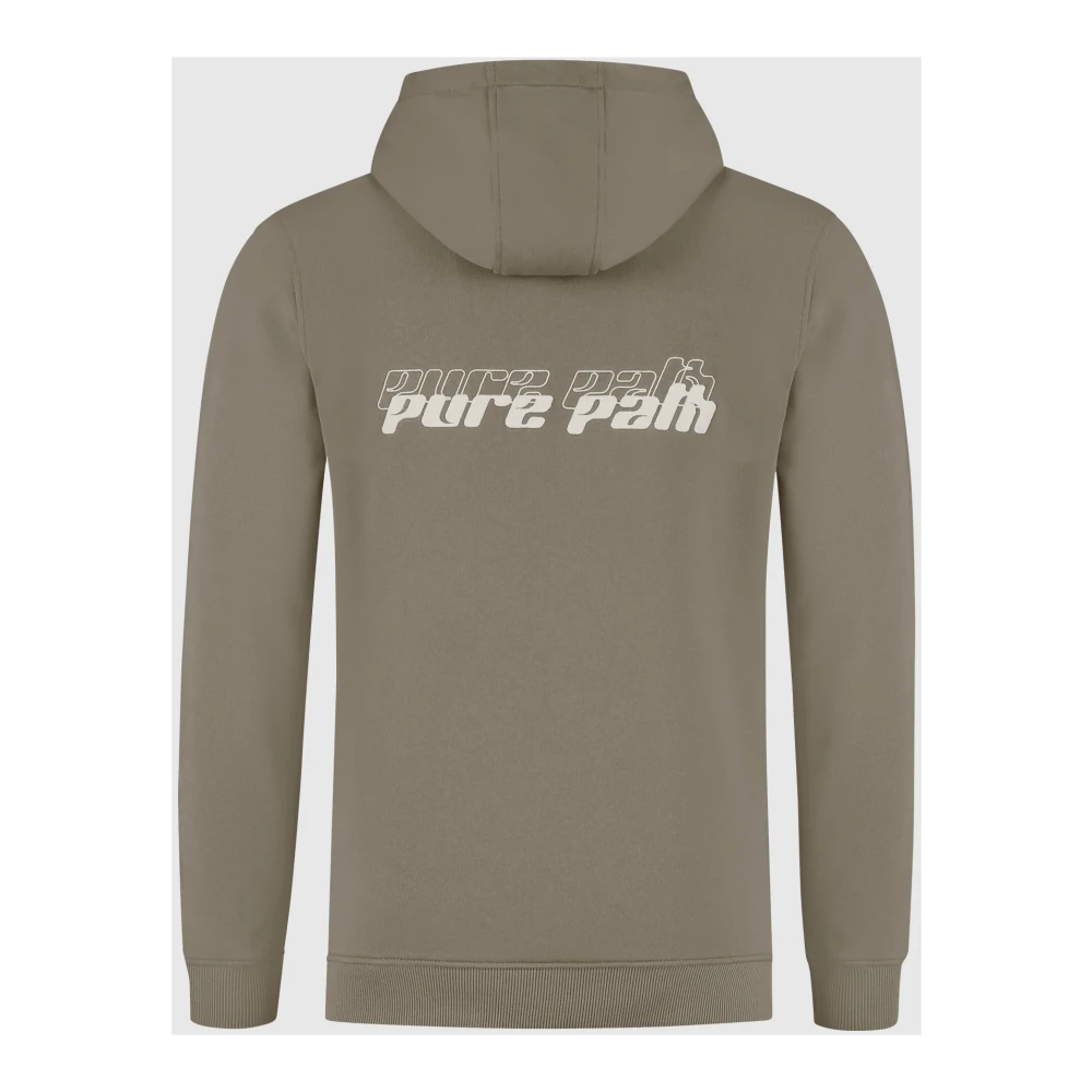 Pure Path Groene Script Hoodie Heren Green Heren