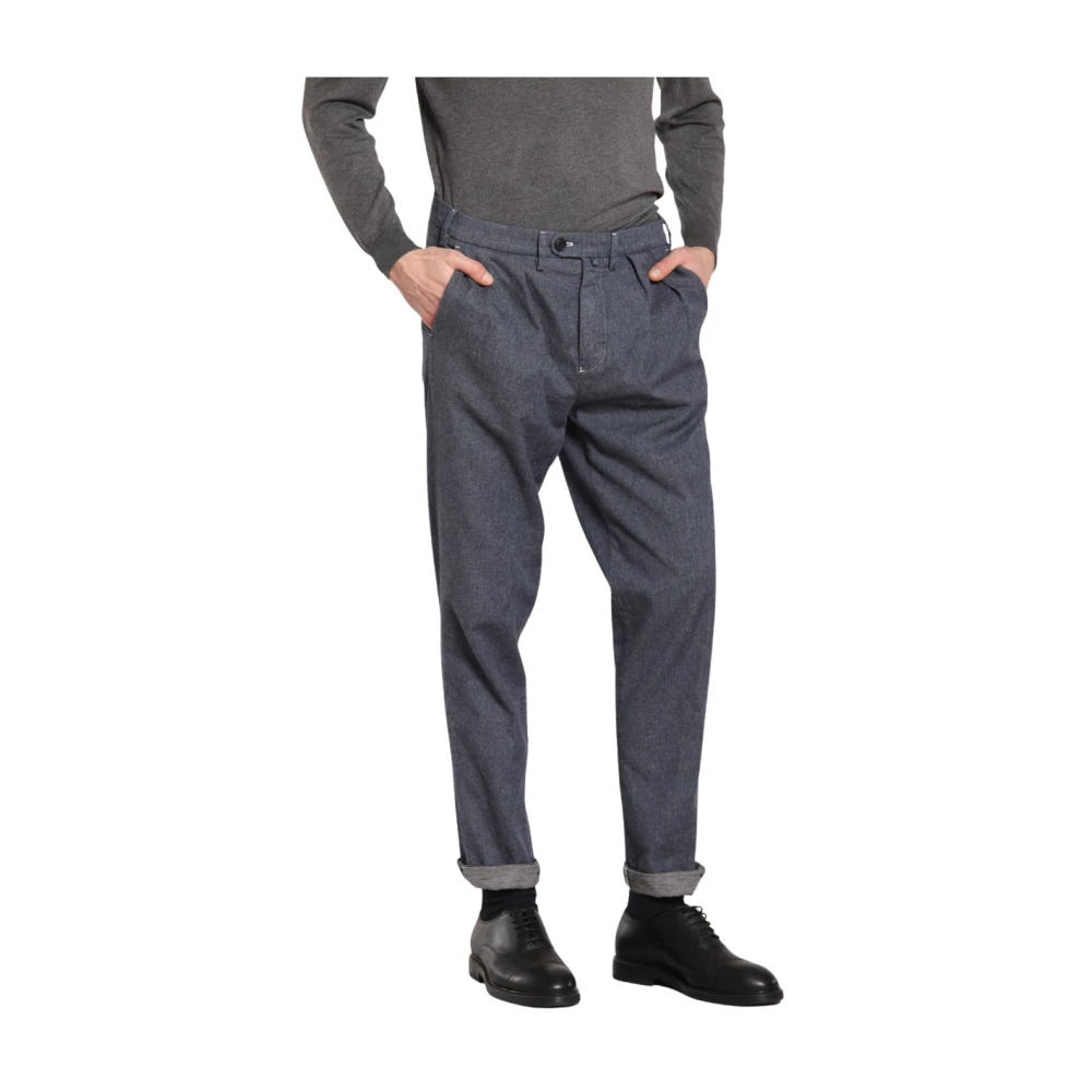 Mason's Uomo Blu Pantaloni, M, New,