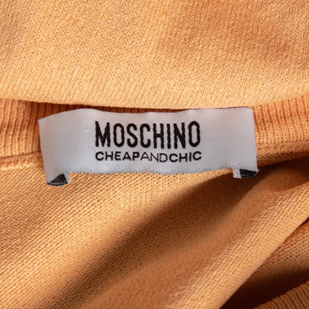Moschino Pre-Owned Pre-owned Knit tops Orange Dames