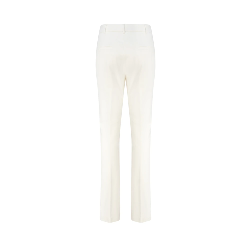 SPORTMAX Witte Broek voor Sportieve Look White Dames