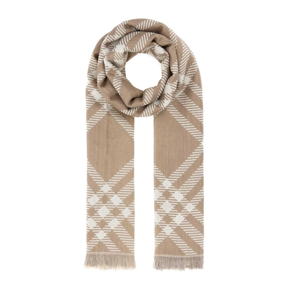Burberry Donna Beige - Sciarpa Mu Gradient - Accessories - One Size - Immagine 3