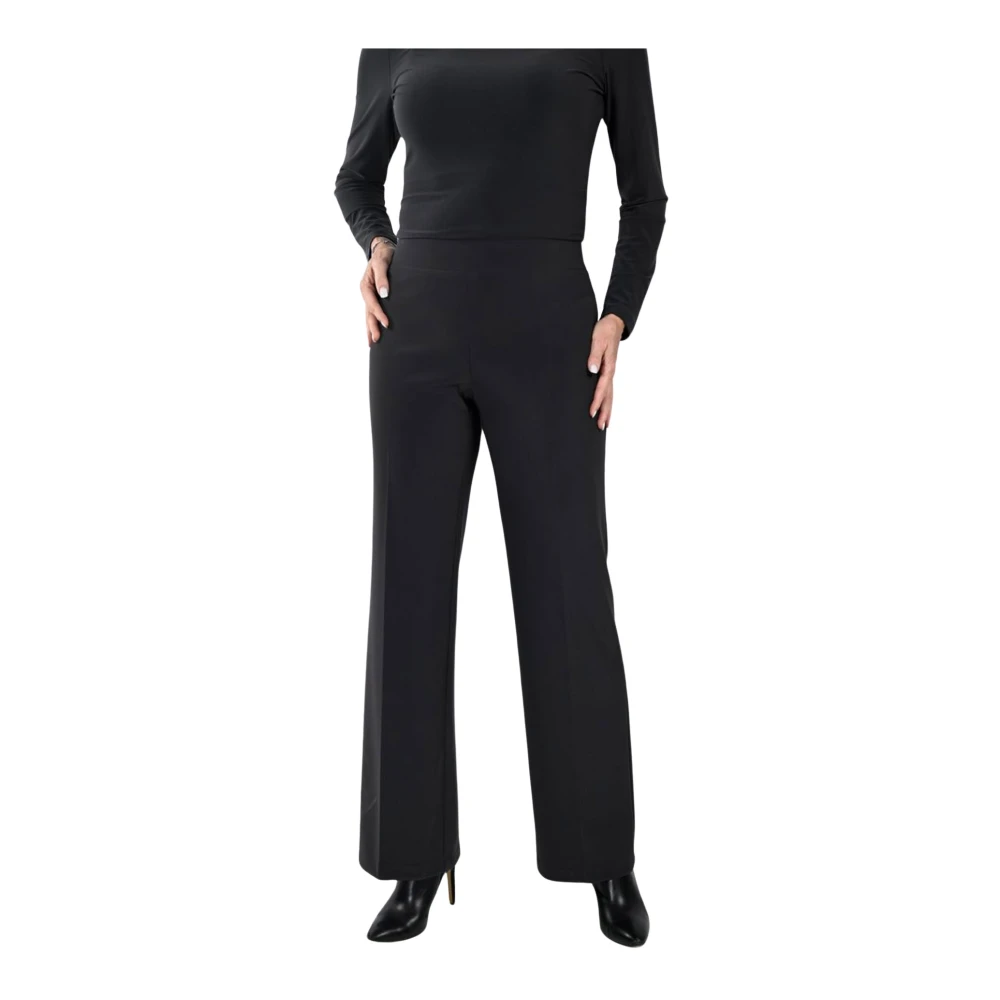 Frank Lyman Klassieke Zwarte Straight-Leg Broek Black Dames