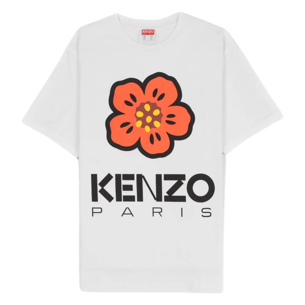 Kenzo Poëtische Streetwear T-shirt White Heren