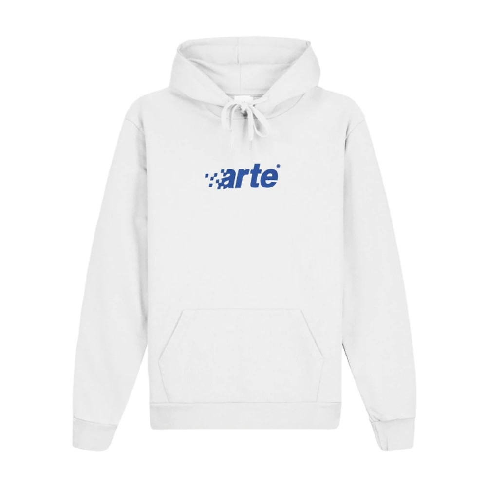 Arte Antwerp Pixel Heart Sweatshirt Harmon Logo White Heren