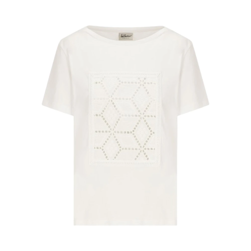 Luis Trenker Casual T-shirt White Dames