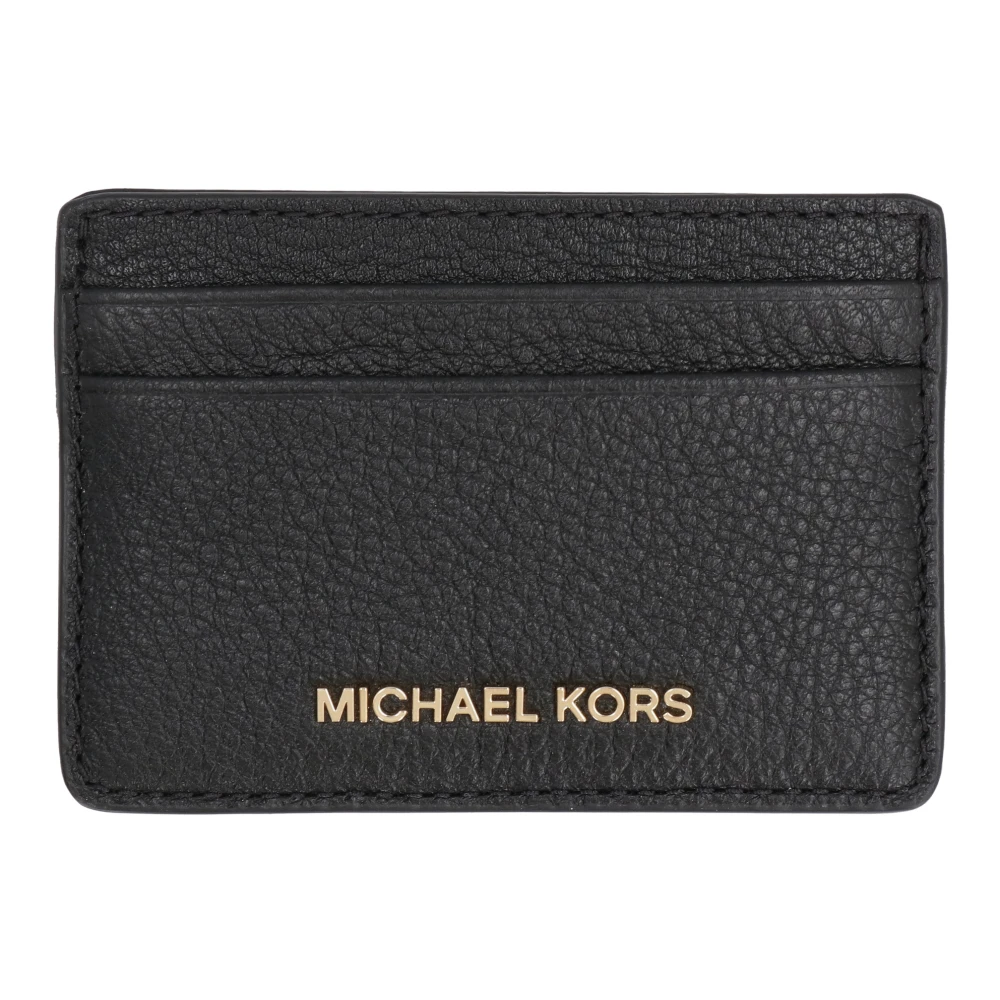 Michael Kors Kornigt Läderkorthållare Black, Dam