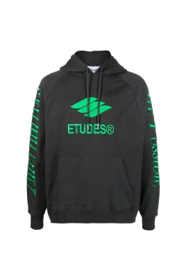 Racing Eco Svart Hoodie Modern Stil