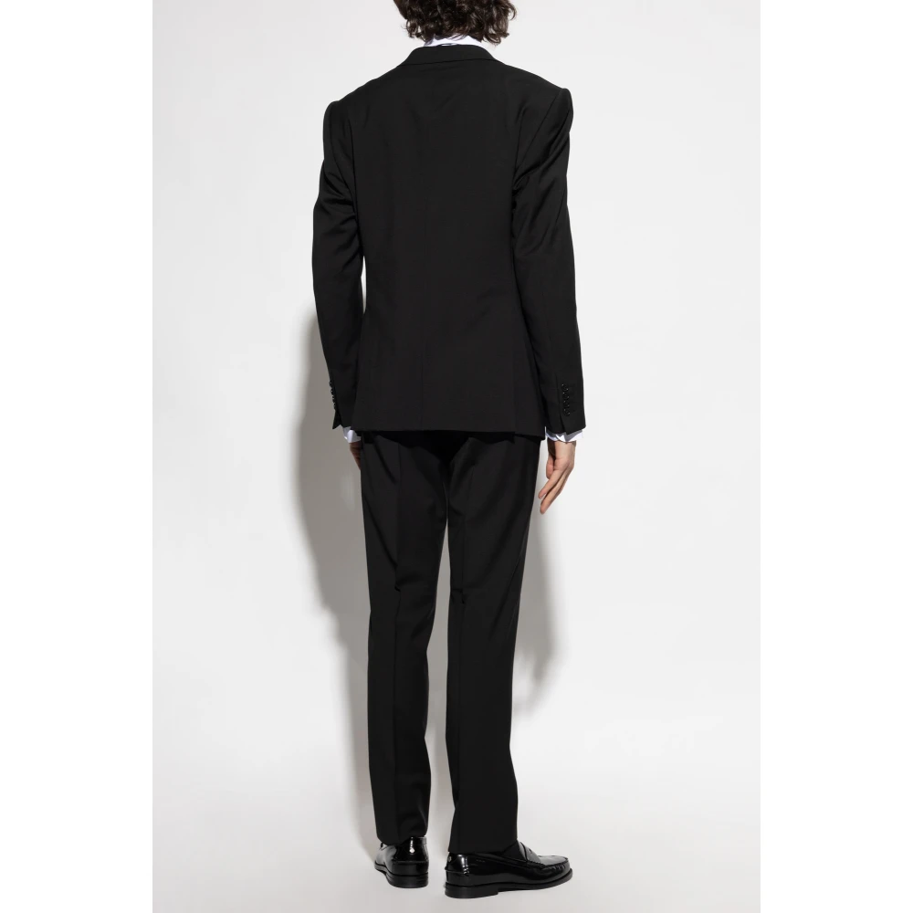 Emporio Armani Wollen pak Black Heren