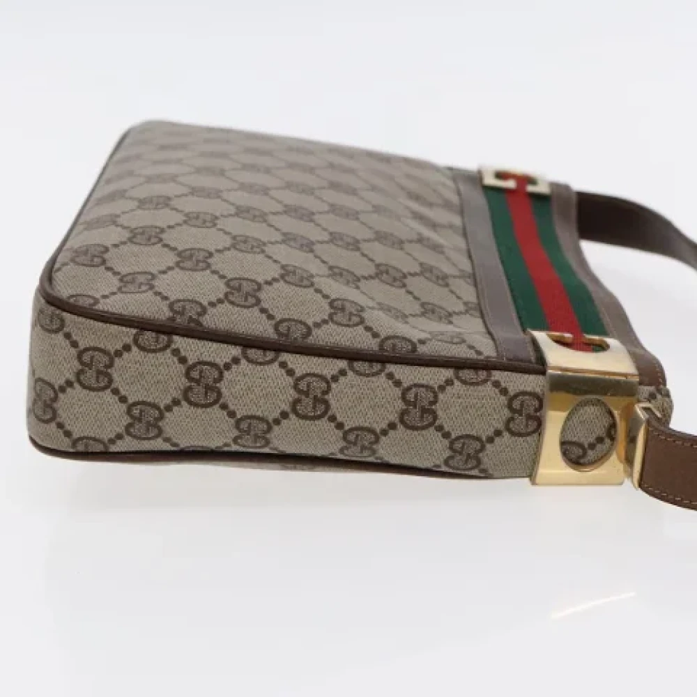 Gucci Vintage Pre-owned Leather gucci-bags Beige Dames