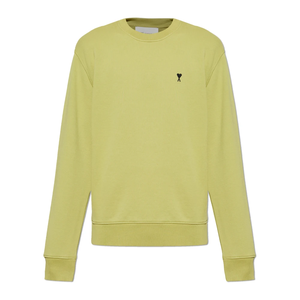 Ami Paris Uomo Verde Felpe, Xs, New,